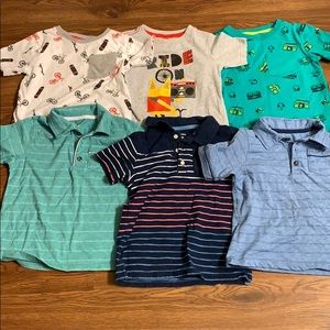 Lot of toddler short sleeve shirts